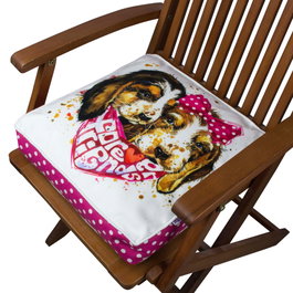 Aberto Design Cojín YM1177 Multicolor 42 x 42 cm
